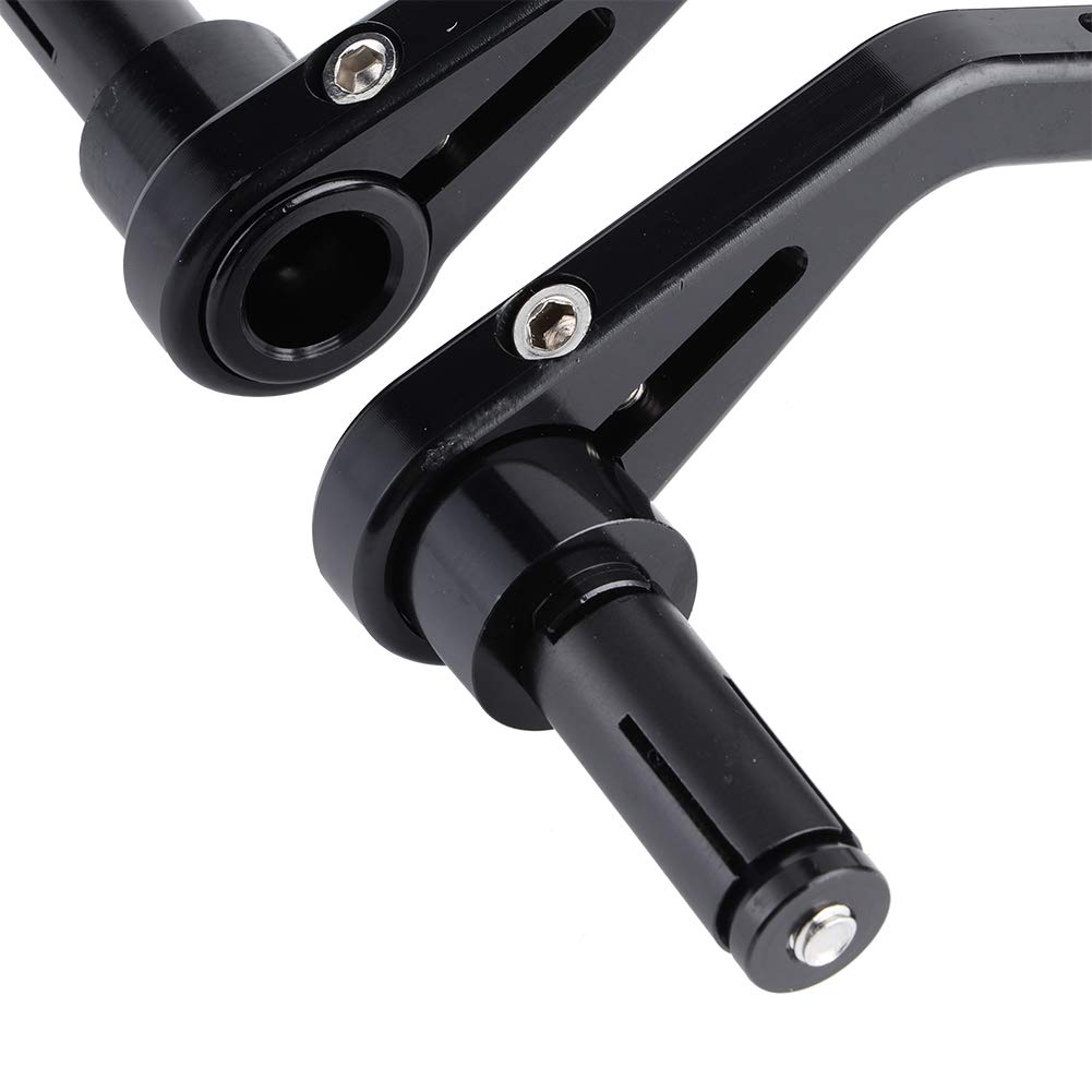 EBTOOLS pour cbr600rr lever guards pour protection de levier moto Leviers d’embrayage de frein réglables moto universels 22mm protéger garde guidon noir