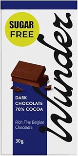 Sugar free Belgian Dark Chocolate Bar