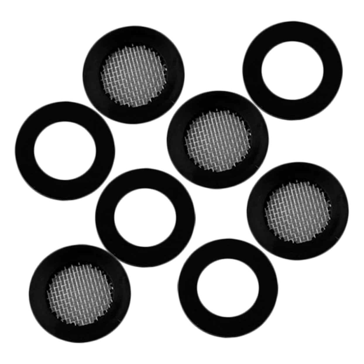 POPETPOP 4Sets Shower Head Filter Washers Gaskets Durable Filter Screen for Bathroom Prevents Leakage Softens Water Flow Reliable Seal for Fixed Handheld Shower Hoses