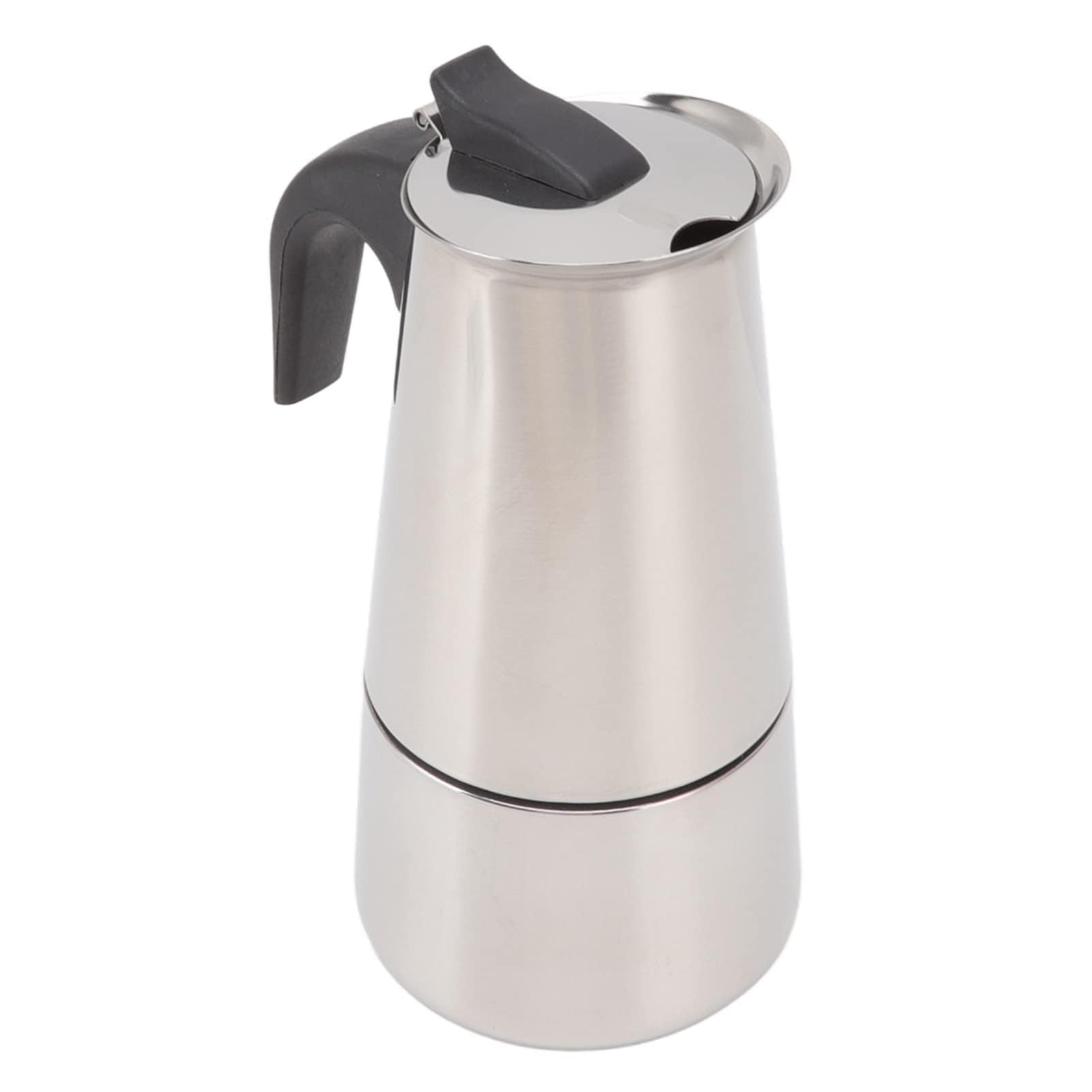 Cafetière électrique, Percolateur électrique De Grande Capacité Cafetière Moka En Acier Inoxydable Portable Pour la Maison Et le Camping En Plein Air(600ML)