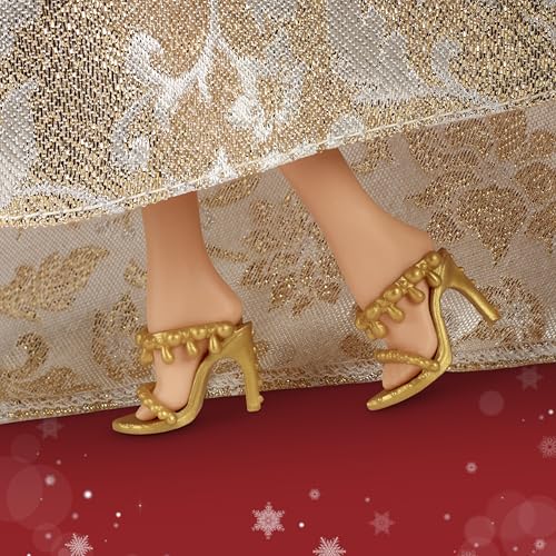 Muñeca Barbie Signature 2025 Holiday con cabello marrón claro miniatura 4