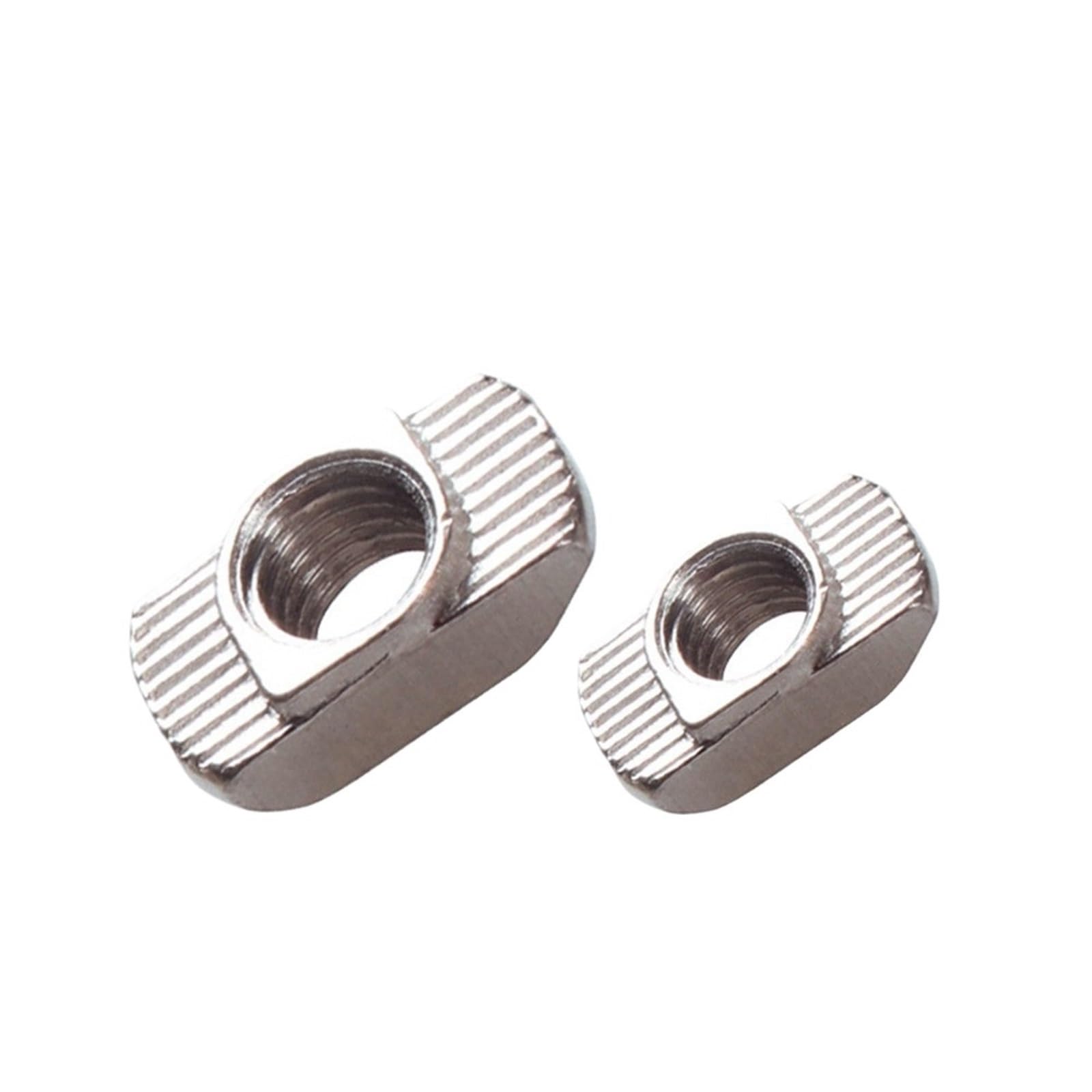 50pcs 20 Series M3/m4/m5 Nickel Plated T Nut Hammer Head Fasten Nut for Aluminum Extrusion Profile 2020 Series Slot Groove 6mm Linear Motion Guides(20PCS,M3)