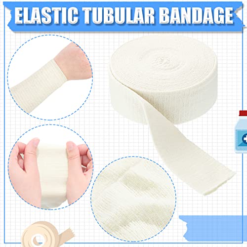 tondiamo cotton tubular stockinette gauze roll tubular arm stocking elastic leg stockinette tubing compression tube sleeve bandage for cast plaster comfort wear sweat absorbent 2 inch x 11 yard