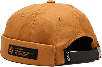 Cotton Docker Cap Hat Without Visor - Brimless Hat Men Women - Sailor Hat - Docker Cap