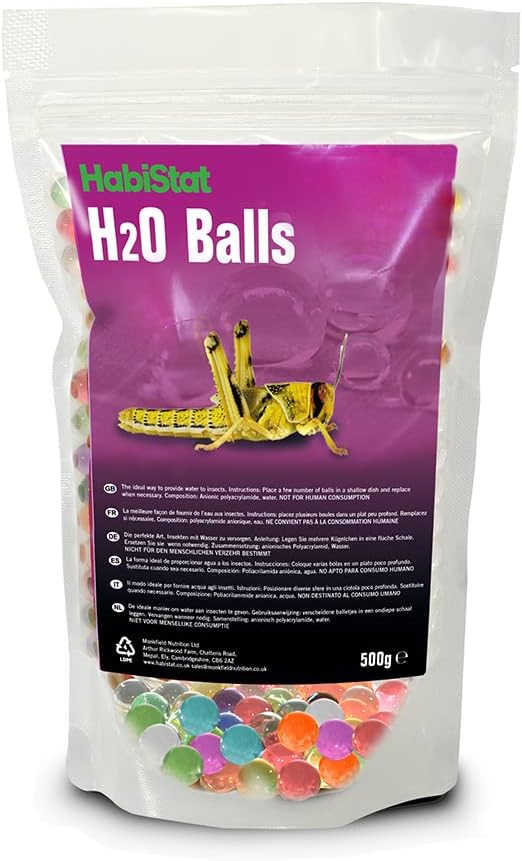 Habistat H2O Balls 500g Multicolour Hydration Balls Insect