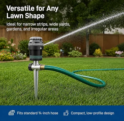 6-Pack Orbit 58573N H2O-Six Gear-Drive Sprinkler on Metal T-Spike (6) - image 5
