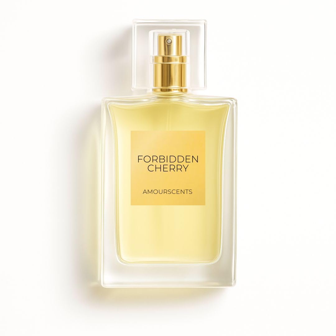 Amour Scents Lost Cherry Inspired Alternative Perfume Extrait De Parfum Fragrances For Men & Women - Long Lasting Fragrance, Sophisticated Luxury Aroma - Forbidden Cherry (50ml)