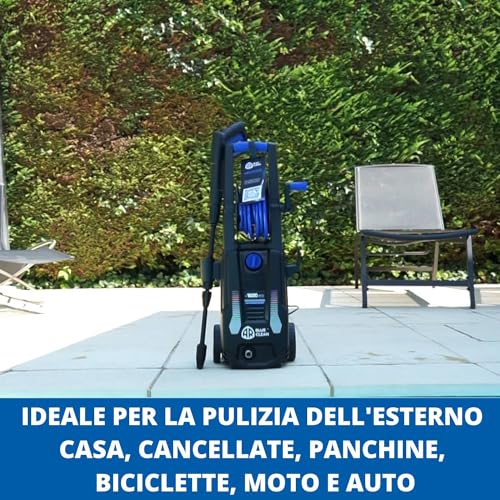 Ar Blue Clean Idropulitrice Ad Alta Pressione E-1600 Hrd Con Sonda Sturatubi (1600 W, 125 Bar, 420 L/H) - 5