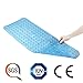 Produktbild WenX Badewanne Matten Anti-Rutsch-Wanne Badewannenmatte TUV SGS (Schimmelpravention) Anti-Bakterien-Dusche Matten, Superior Griff und Drainage Extra Lange(40 cm x 100 cm) (Blau)