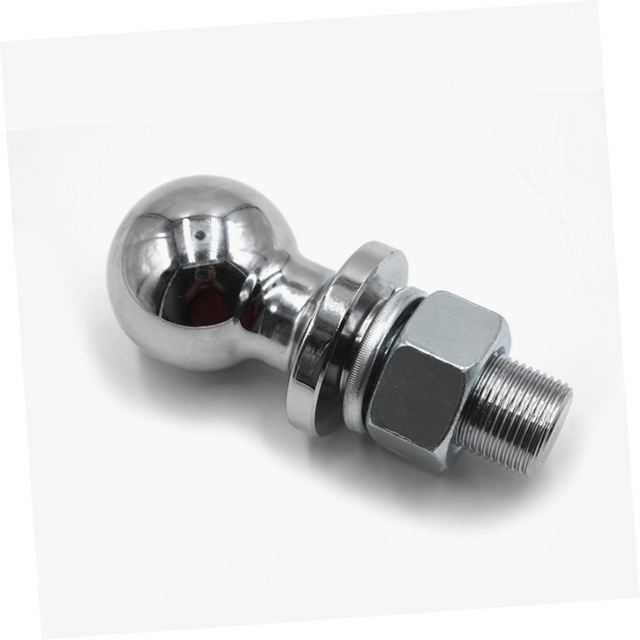 ABOOFAN 2pcs Trailer Ball Accessories Tow Hitch Ball Trailer Balls Trailer Ball Trailer Accessories Trailer Parts Trailer Hitch Heavy Duty Trailer Ball Silver Steel