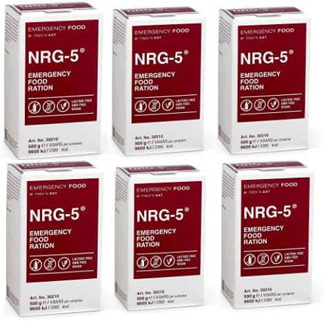 Militar katadyn NRG-5 Emergency Food Ration pack of 6
