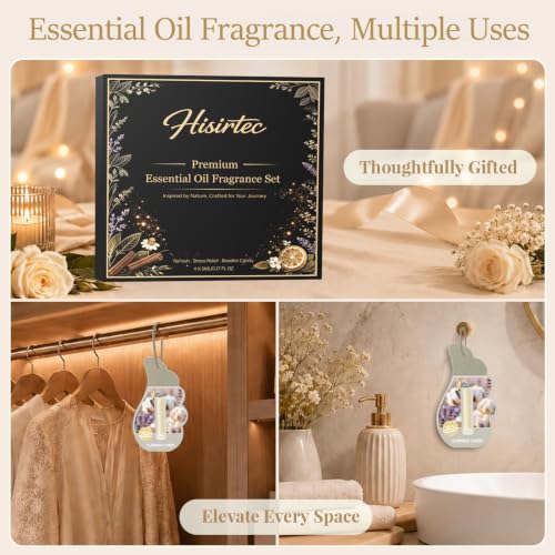 Image of Hanging Car Air Freshener Adjustable Fragrance Control Summer Linen 4 Pack