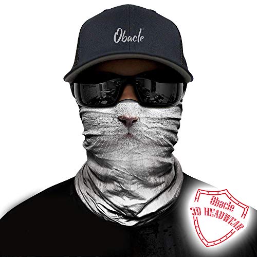Obacle Animal Face Mask Neck Gaiter for Sun Dust Wind Protection for Men Women2
