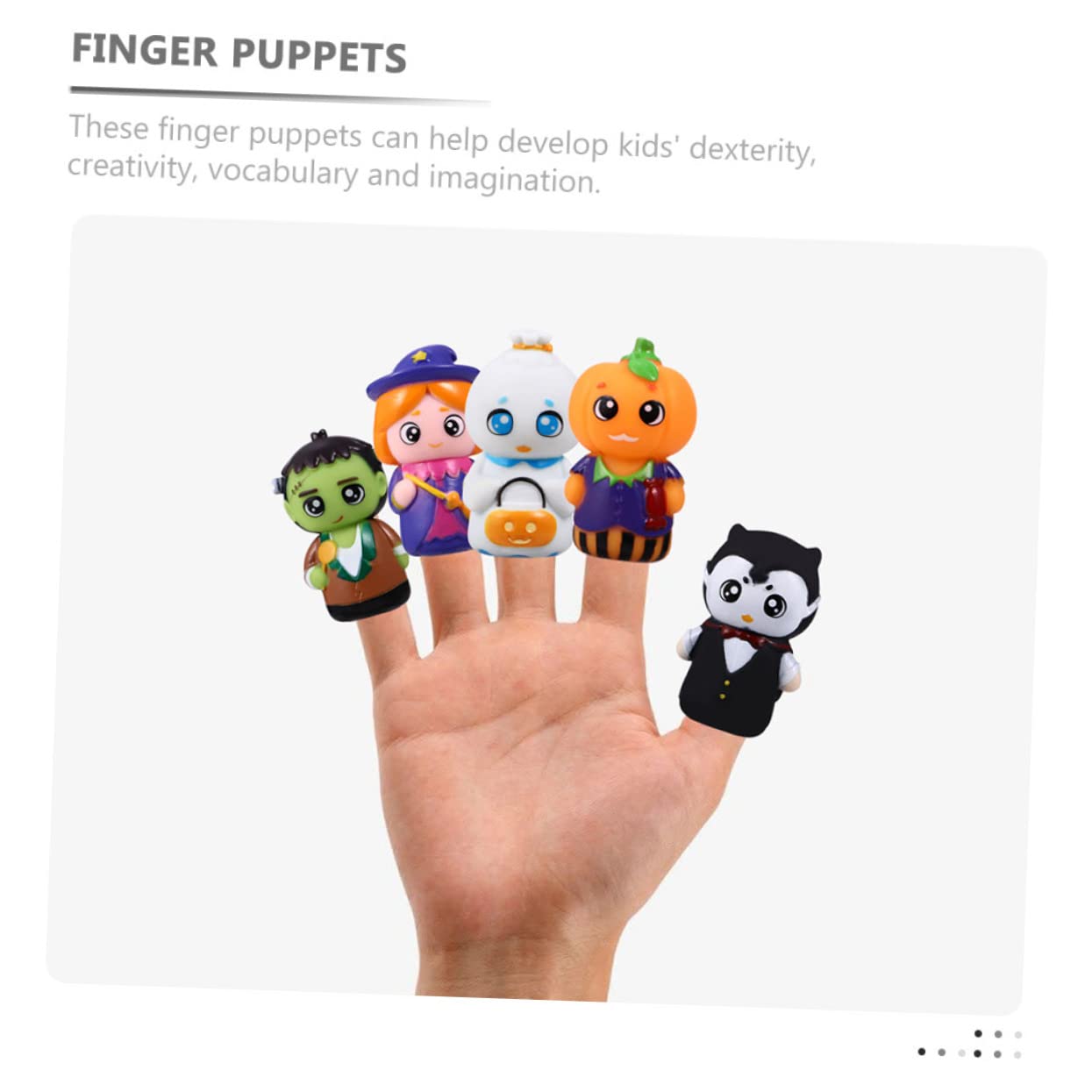 HEMOTON 30 Stck. Teiliges Cartoon Fingerpuppen für Interaktive Handpuppen aus Weichem Fördert Kreativität und Feinmotorik Geeignet für Eltern Junge Mädchen Spiel und Geschichtenzeit
