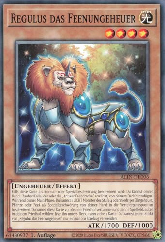 Regulus das Feenungeheuer ALIN-DE006 Common Deutsch Boosterfrisch 1. Auflage - Alliance Insight - mit ReCollectibles-Versandschutz - für Yu-Gi-Oh!
