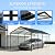 Heavy Duty Carport Kit, All-Weather Galvanized Steel Car Canopy, Oversized Canopy Garage with Sidewalls, Metal Carport for Truck, RV, Boat 21x11 Ft