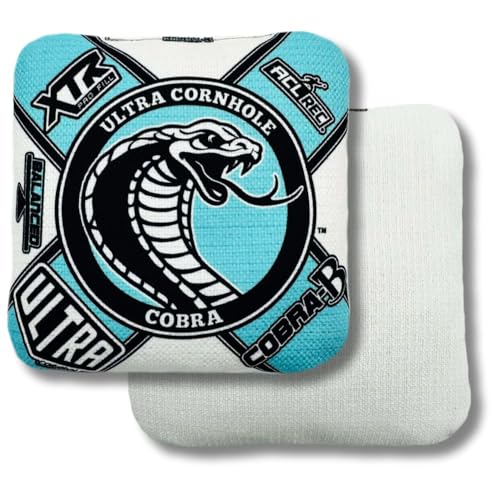 Ultra Cornhole Bags Cobra-B Cornhole Bag Set - ACL Approved (Light Blue)
