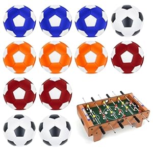WQNNQW 12 Stück Kickerbälle Tischfußball