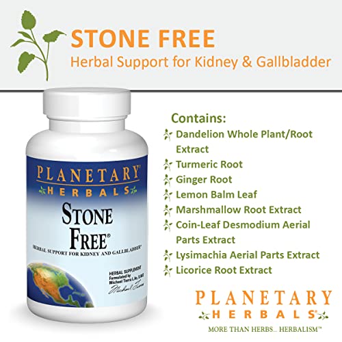 Planetary Herbals Stone Free 820 Mg Herbal Support For Kidney And Gallbladder 180 Tablet #TOP3