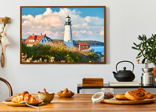 2 Pack Puzzles for Adults 1000 Pieces Lighthouse Puzzles, Jigsaw Puzzles for Adults 1000 Pieces and up, Puzzles Gifts for Women & Mom & Teacher, Valentines Day Gifts… - Image 3
