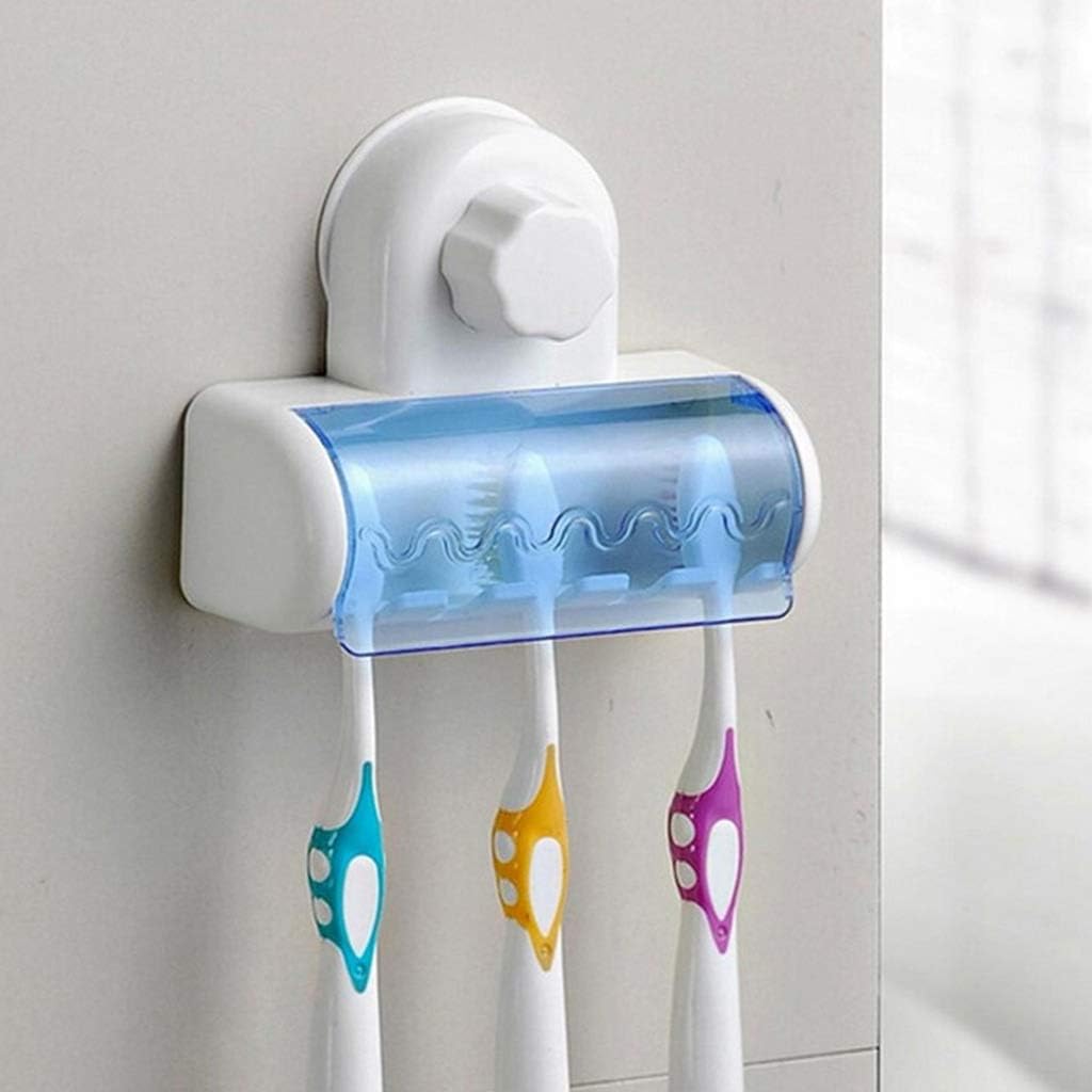 Bathroom Accessories Toothbrush Holder Wall Mount Toothbrush Rack Stand Hooks Suction Cup Tooth Brush Holder Household Tool