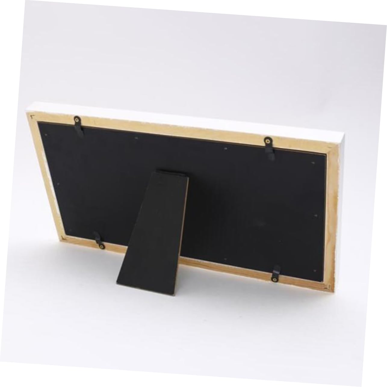 Abaodam Cornice Impronte Mani e Piedi per Bebè, Legno Bianco Tampone Bianco, Idea Regalo Delicata per Salotto e Camera