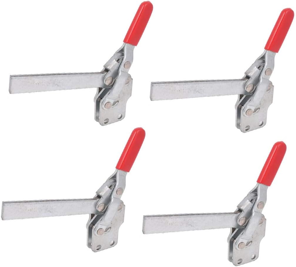 New Lon0167 4PCS Quickly Featured Holding U Shaped reliable efficacy Bar Vertical Toggle Clamp 227Kg 12147(id:cc7 32 c2 44f)