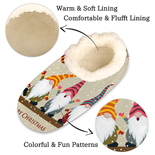 Pardick Slippers for Women and Men Warm Fuzzy House Slippers Watercolor Hat Anti-Skid Cozy Fluffy Slippers Outdoor Indoor Couple Style Casual Shoes2