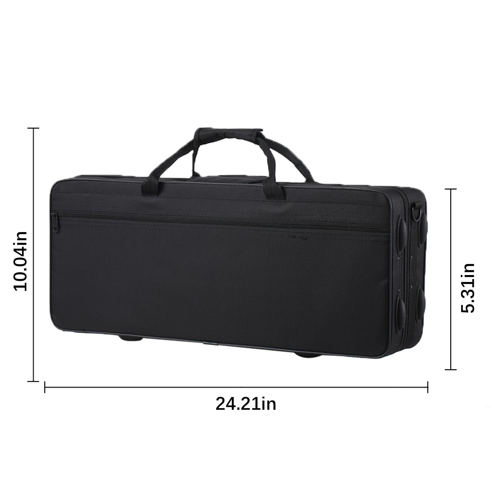 RiToEasysports Bolsa para Saxofón Alto, Bolsa de Transporte Acolchada de Espuma para Estuche de Saxofón, Correa Ajustable para el Hombro, Tela Oxford Resistente Al Agua para Músicos Viajeros