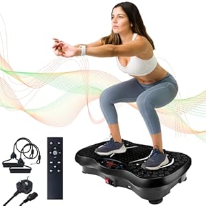 EVOLAND Vibration Plate Exercise Machine, Vibratio...
