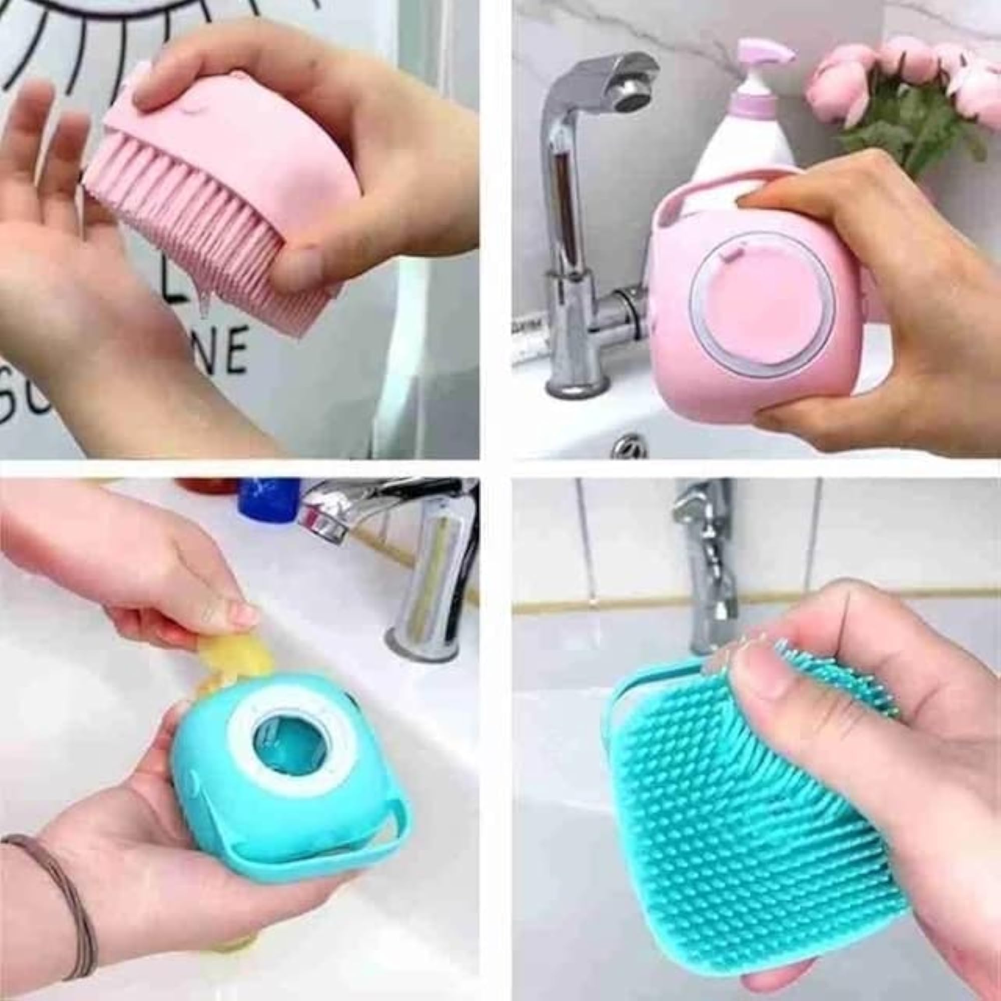 Silicon Massage Bath Brush for Body Cleaning