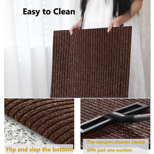 Peldaños de goma antideslizantes para escaleras de madera en interiores de color negro 5