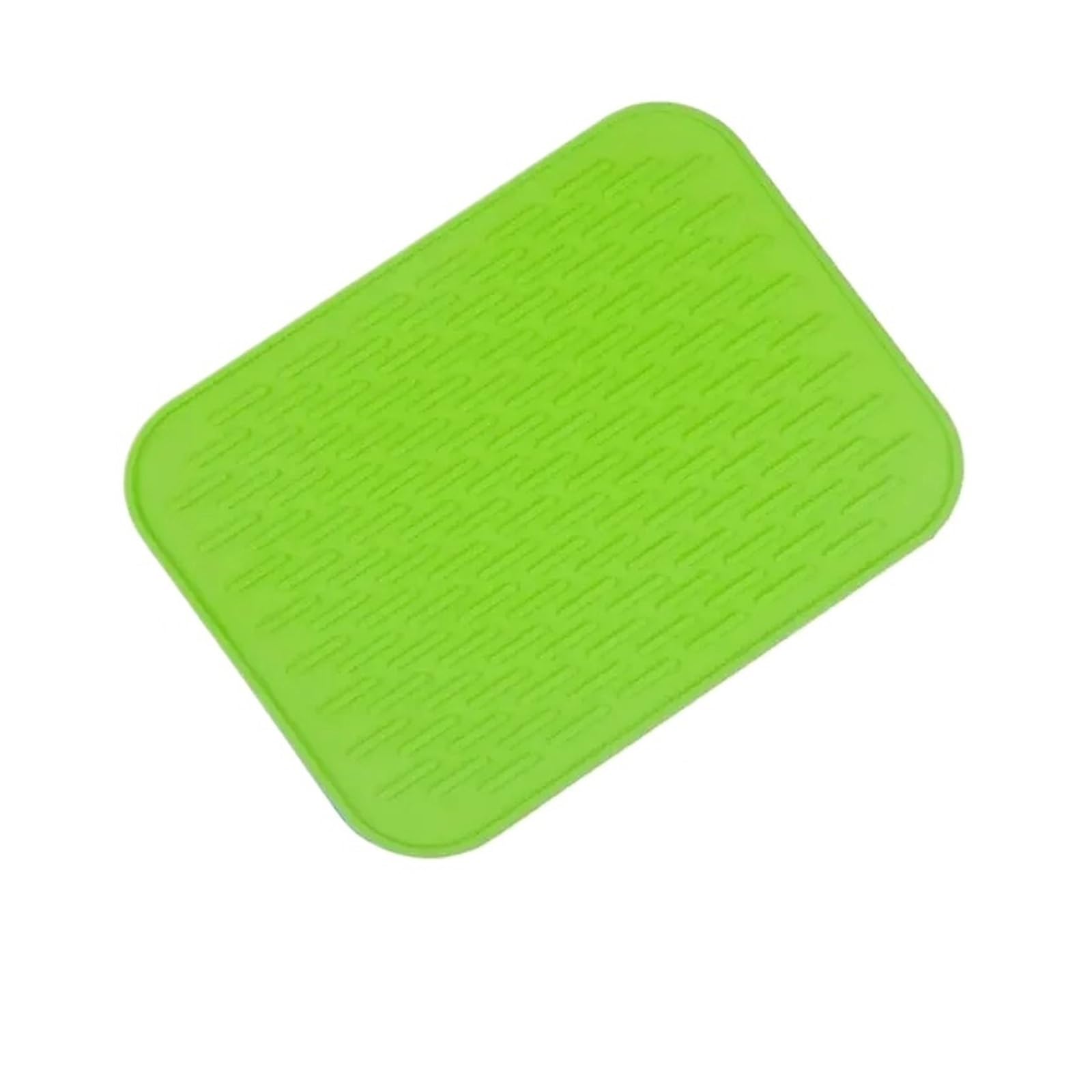 Tapis de pot en silicone napperon isolant thermique et dessous de plat vert