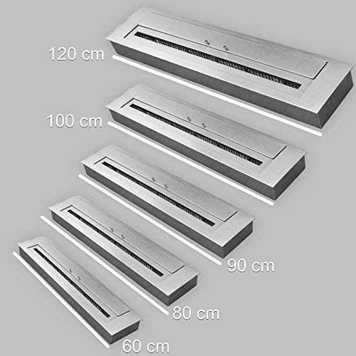 Preisvergleich Produktbild DRULINE 60cm Feuer Regulierbare doppelwandige Edelstahl Brennkammer Füllmenge: ca. 3,5Liter