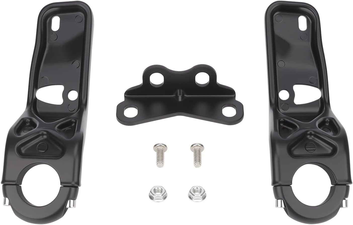 Motorcycle Front Fairing Support Bracket Mount Kit for Harley Low Rider ST FXLRST 2022-2025, for Replace # 47200927 (Black)