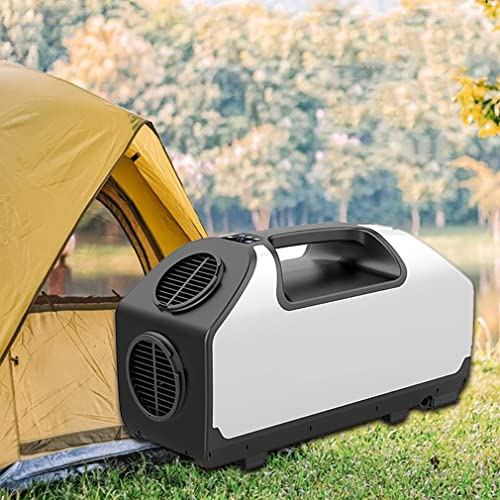 Aire acondicionado portátil para caravanas, tienda de campaña, 700 W, 210 m³/h de volumen, 3 velocidades, ideal para acampar, fiestas, pesca, coche y camión.