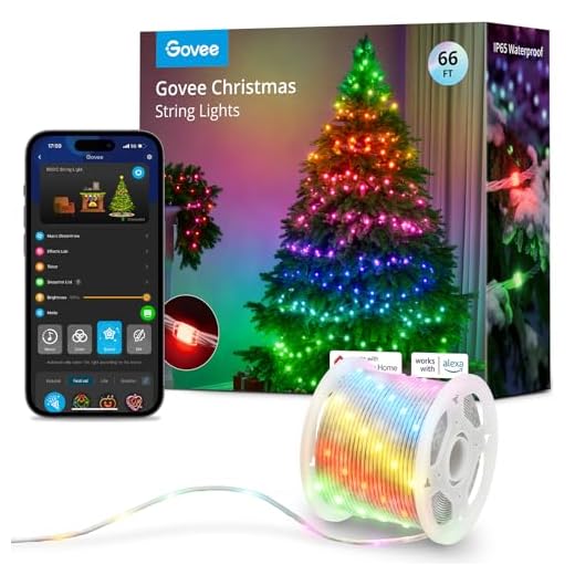 Govee RGBIC Luces de Navidad Exterior 20M