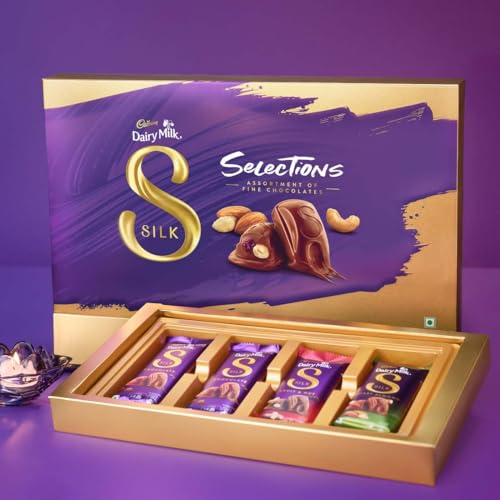 Image of Cadbury Dairy Milk Silk Selections Assorted Chocolate Gift pack, 213 g