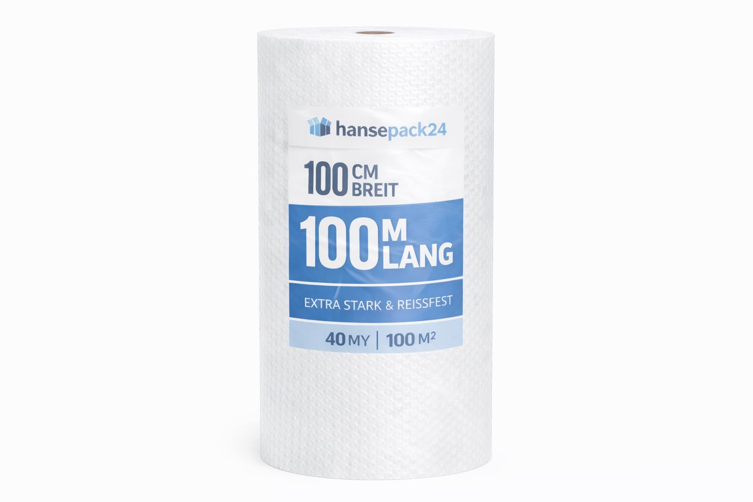 Luftpolsterfolie Blasenfolie Noppenfolie Knallfolie 45 my 100cm x 100m