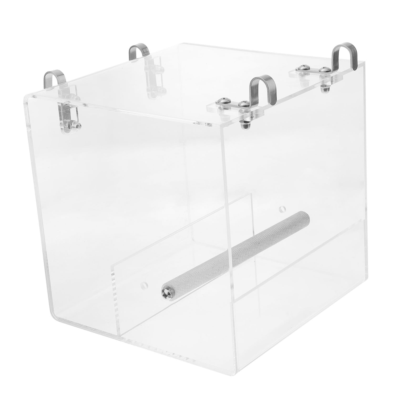VICASKY Mangeoire pour Oiseaux Automatique Gamelle pour Perroquets Accessoire pour Cage Bol Alimentation pour Oiseaux