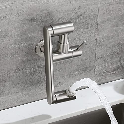 Robinet de cuisine mural pliable pour gagner de l'espace