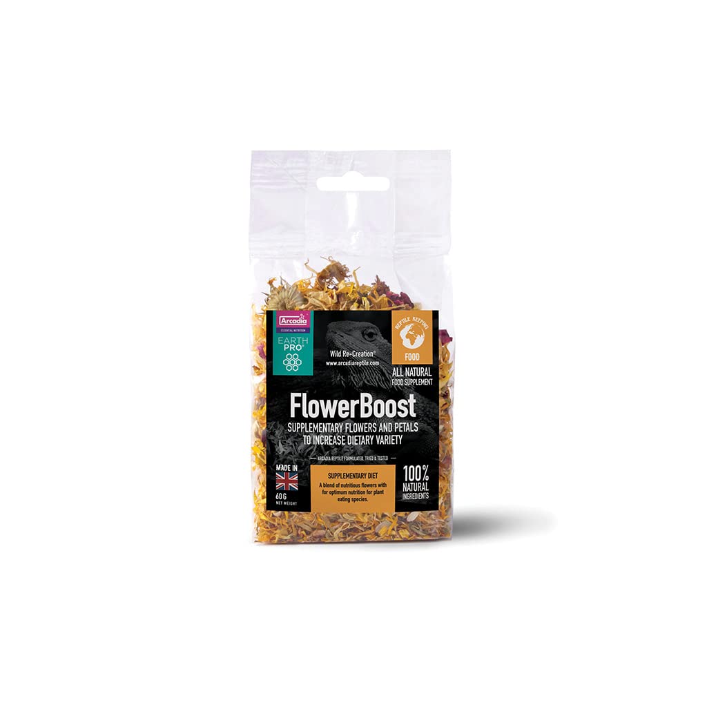 Arcadia - EarthPro-FlowerBoost - 60g - 100% Natural Ingredients - Nutritional - Rich In Vitamin C - Suitable For All Plant Eating Species