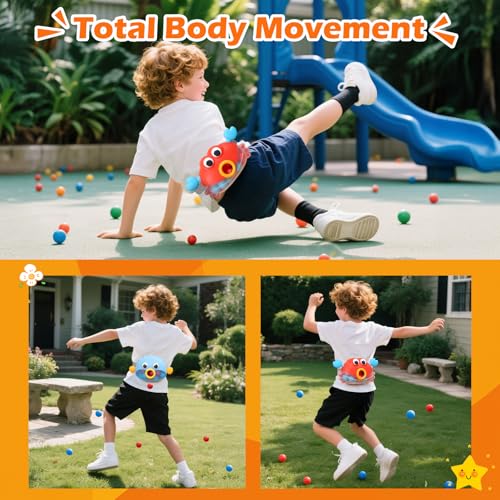 Skirfy Outdoor Party Games for Kids Adults, Shaking Ball Game Set Toy with 40 Balls, Fun Outdoor Indoor Toys, Family Carnival Bachelorette Birthday Backyard Games for Boys Girls Age 3-12