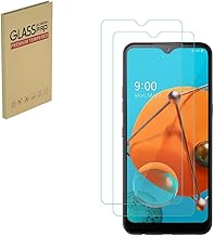HYGMOCC Tempered Glass Screen Protector Designed for LG K51, 9H Hardness HD Anti-Scratch Bubble-Free (2 Pack)