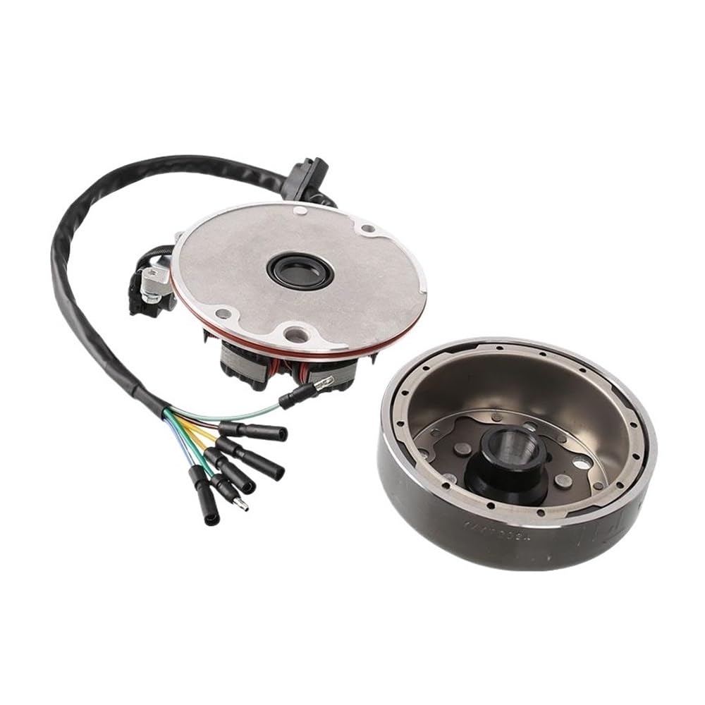 Bobina Estator Generador Motocicleta Bobina De Encendido para Motocicleta, Estátor Magnético, Motor 140CC, Kit Rotor 6 Polos, Accesorios Volante Inercia Repuesto