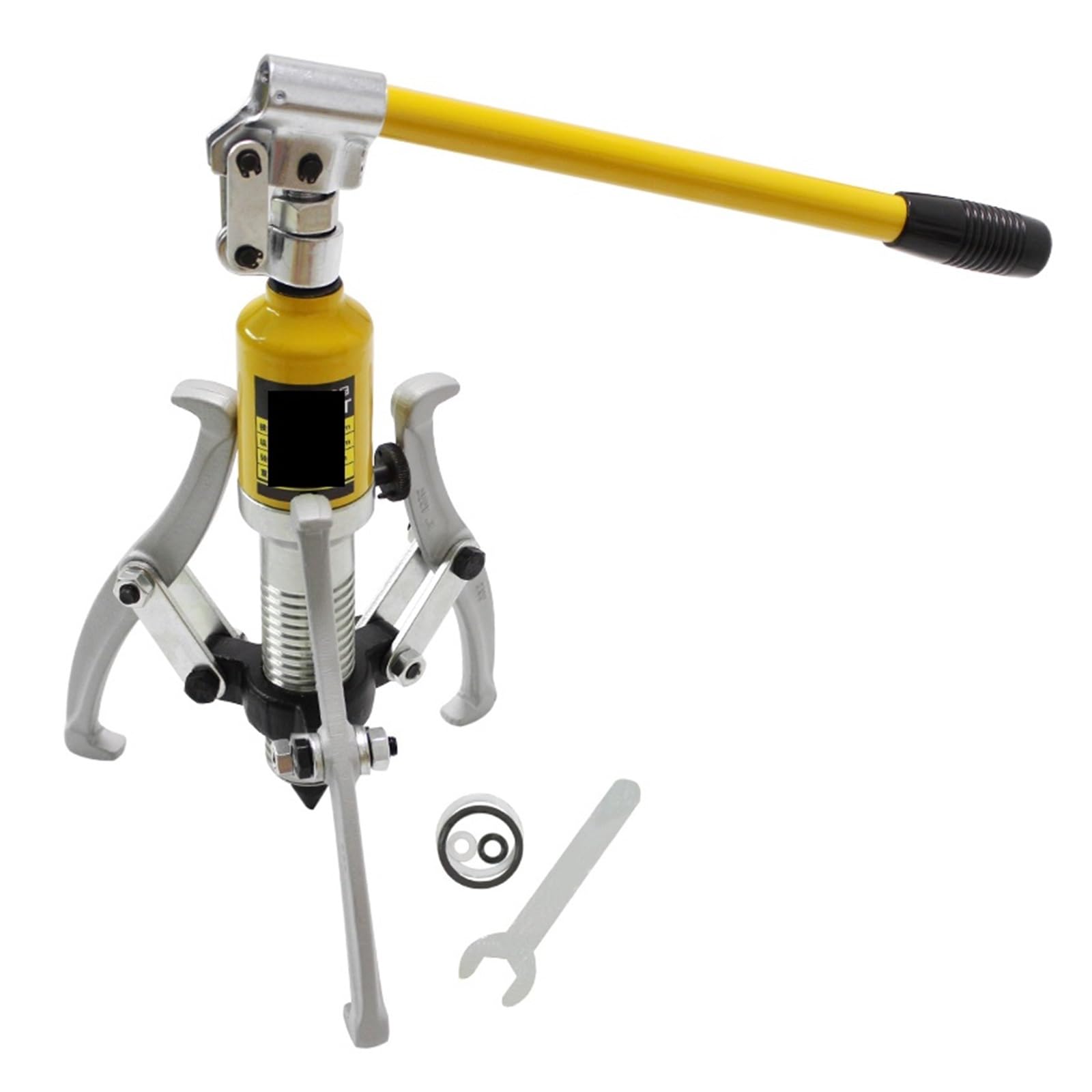 Extractor hidráulico neral 5T, Extractor de rodamientos, Convertible Dos mandíbulas y Tres, herienta extracción Patas Varilla polea Engranaje Aparato de multiplicación de Fuerza(Gold)