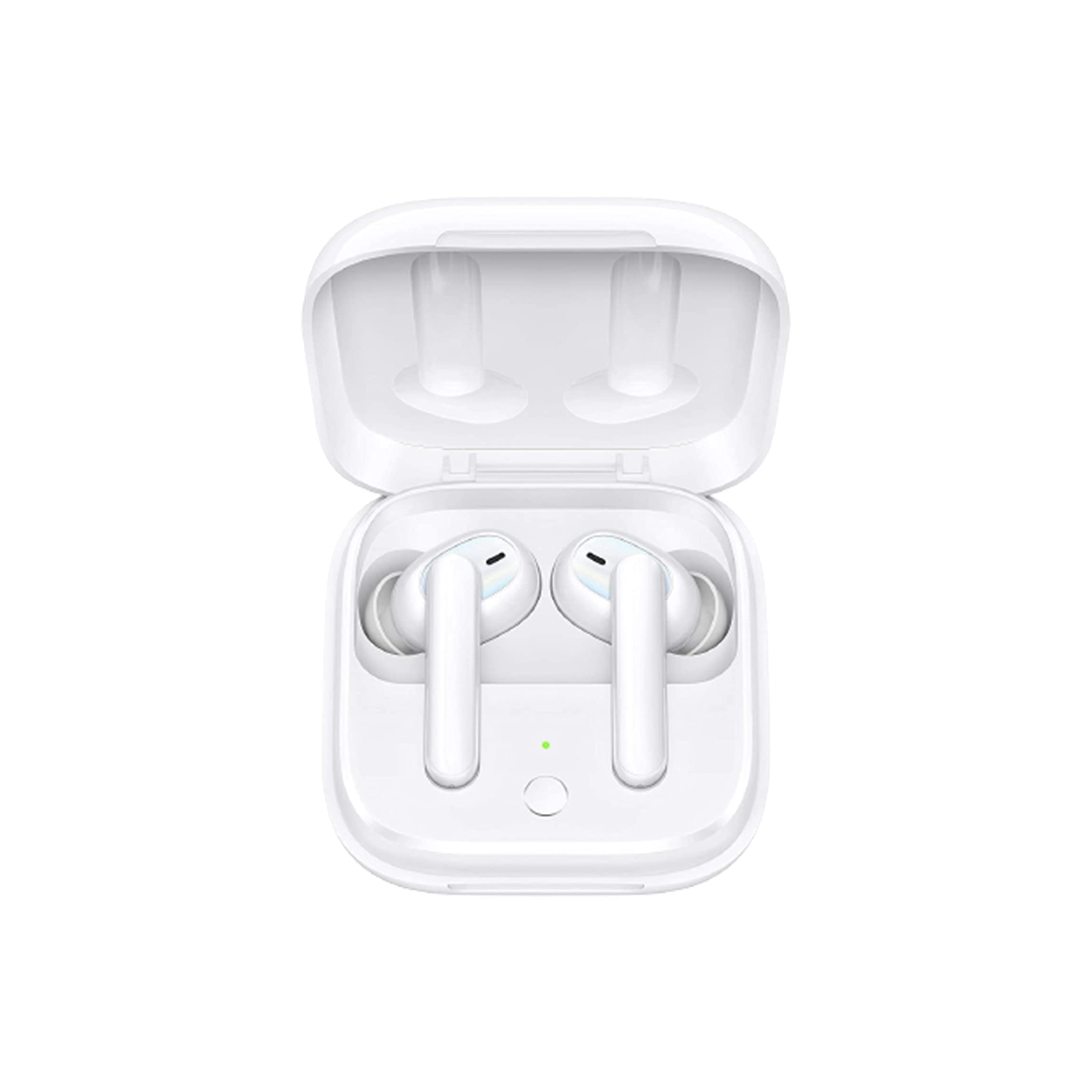 OPPO Enco W51 True Wireless Bluetooth Headphones In-Ear Earbuds Noise Cancellation During Calls AAC SBC - White