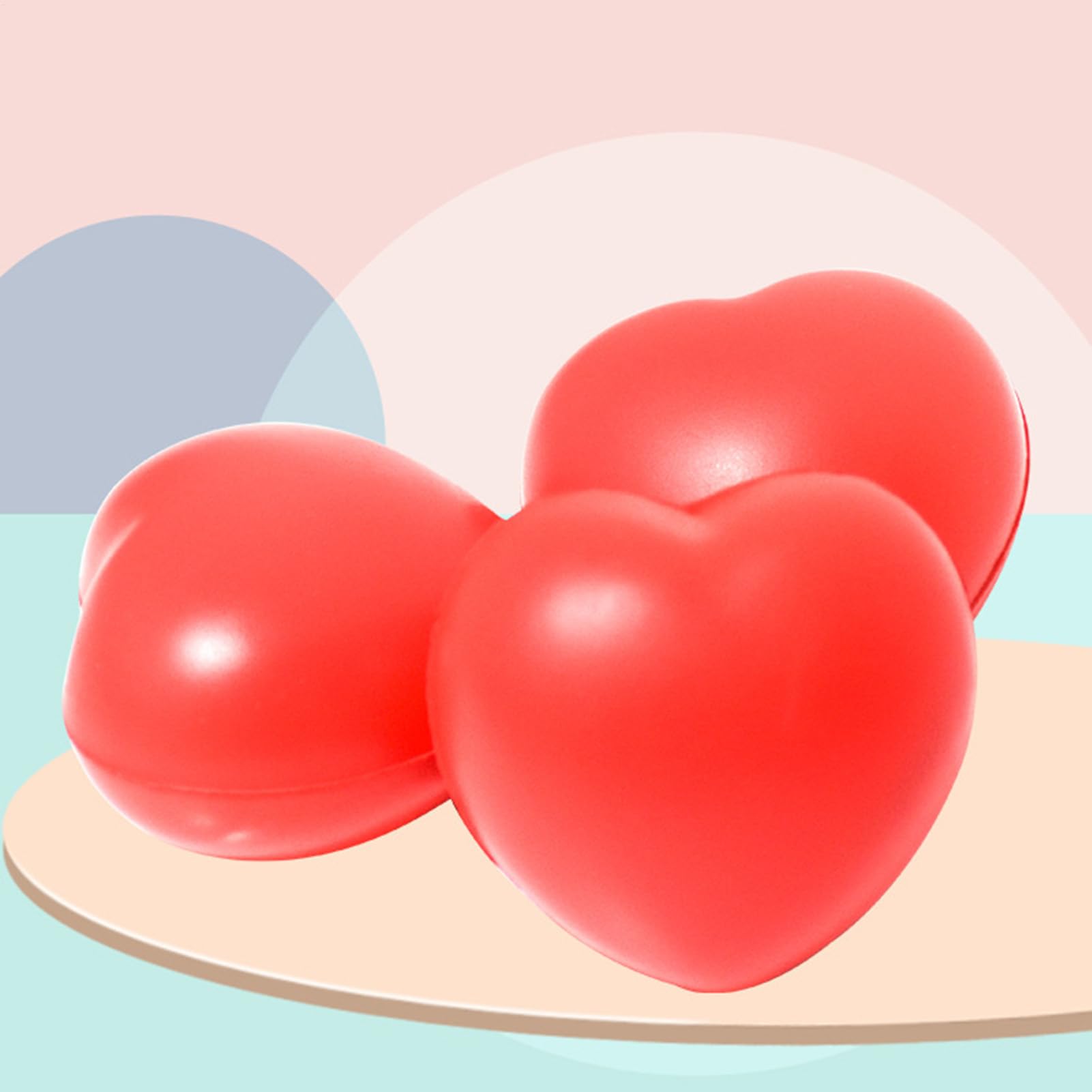 Palline Da Esercizio Antistress Per Mani Training per Singolo a Cuore | Palle Antistress Cuore Per Sollievo Dallo Stress, Riabilitazione Dita, Presa, Palla Spremere