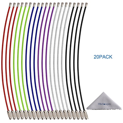 Portachiavi Wisdompro®, cavo di acciaio