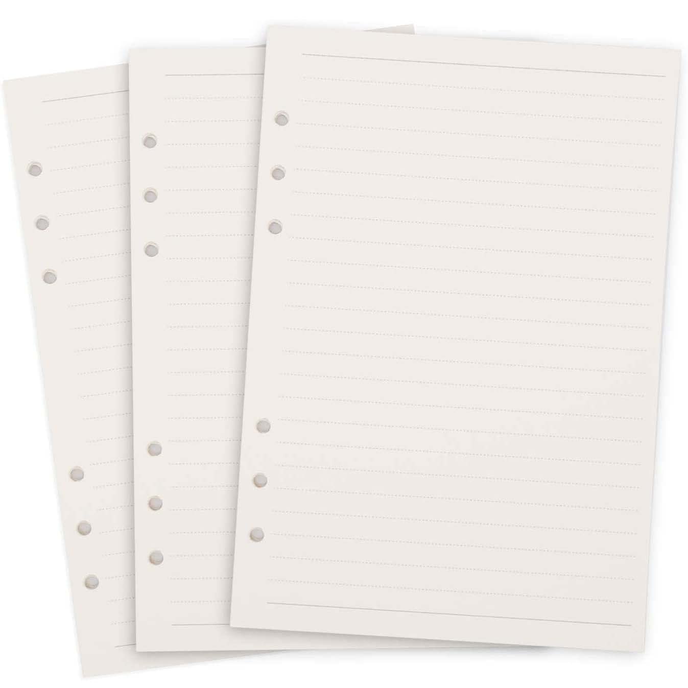 Amazon.co.jp: システム手帳用リフィル A5サイズ 6穴 45枚*3冊